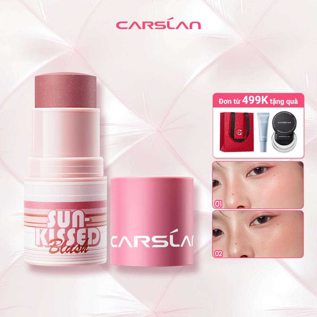 Kem má hồng Sun-Kissed Carslan Dạng Thỏi đa Năng Thành Phần Thiên Nhiên 6g