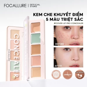 Kem che khuyết điểm FOCALLURE 5 màu dễ tán độ che phủ cao 4.3g