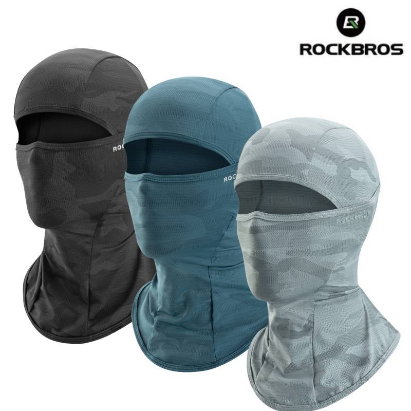 【Giao hàng 3 ngày】Mũ Trùm Đầu Toàn Mặt ROCKBROS 2 Trong 1 Ice Silk UV Thoáng Khí Co Giãn Cao Chống Nắng Đi Xe Đạp Leo Núi Câu Cá