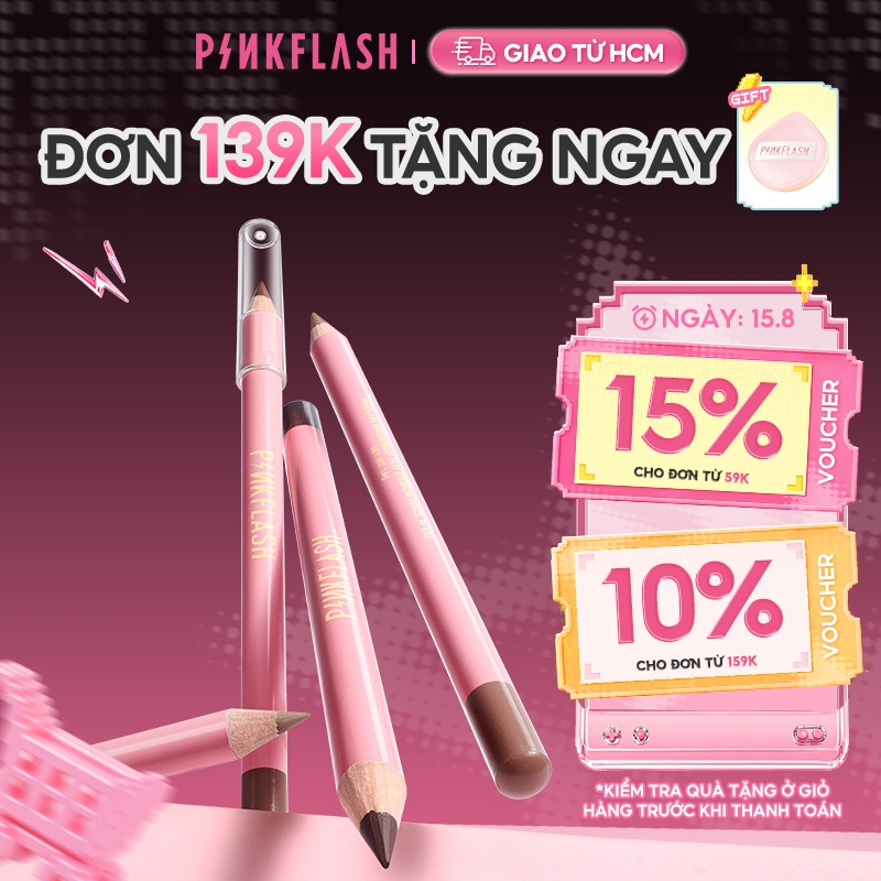 Chì kẻ mày Pinkflash OhMyEmoji mềm bền không thấm nước 10g