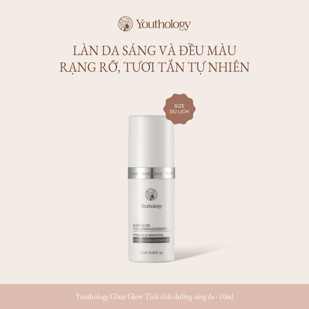 Youthology Tinh Chất Dưỡng Sáng Da Mini 10ml Giúp Giảm Xỉn Màu, Đều Màu Da, Da Rạng Rỡ Tự Nhiên