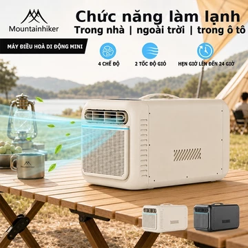 Máy Điều Hòa Di Động Mini,Lốc Lạnh,Quạt Rất Mạnh Tiết Kiệm Điện,gia đình, picnic dã ngoại