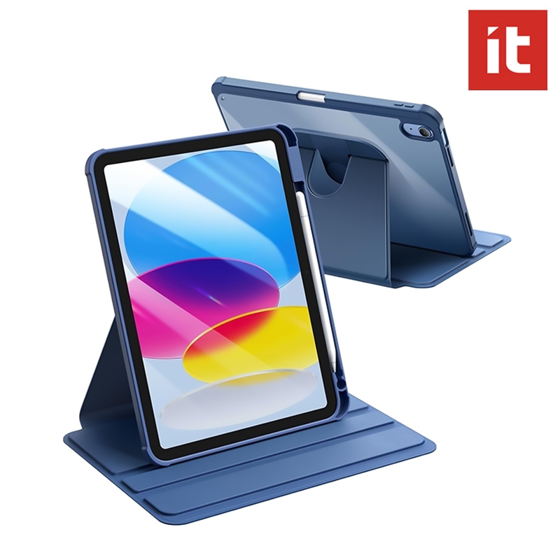 Ốp lưng xoay X-it 360 cho IPad Gen 12th / 11th / 10th / 9th / 7th a16 Air 8 / 7 / 6 / 5 / 4th M3 M2 10.9 '' 10.2 '' Pro 11 '' 12.9 '' 13 '' M4 M5 Acrylic Clear Cover