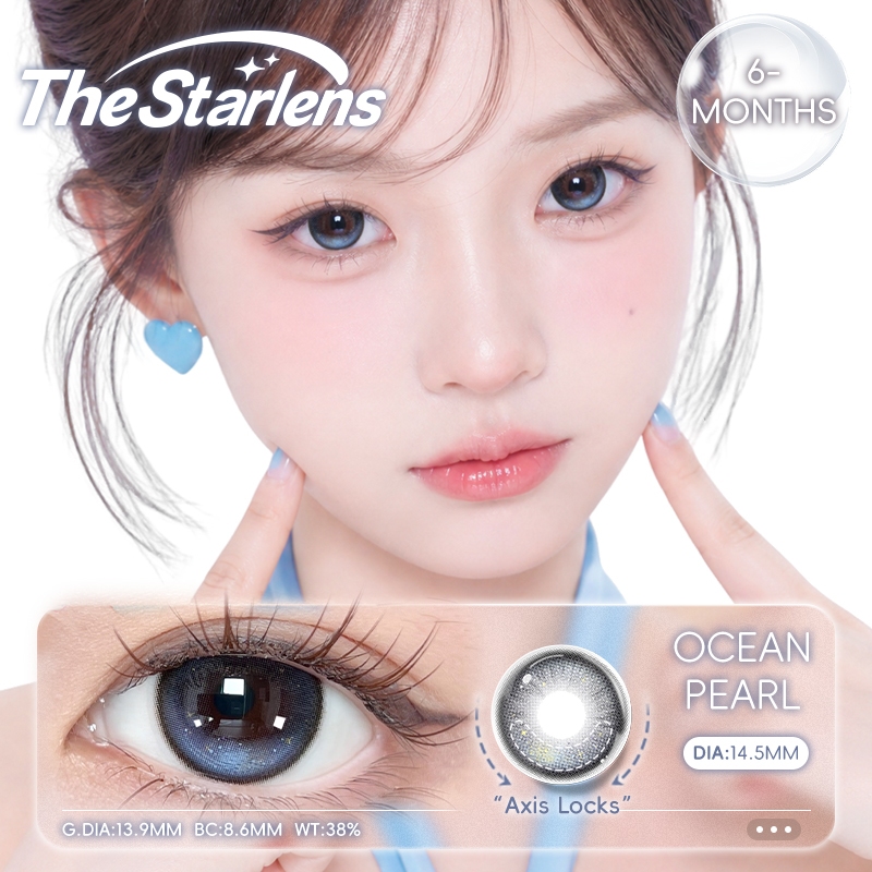 Kính áp tròng The Starlens Lens khóa trục 1 Cặp lens Highlight contact lens tròng kính mềm cho mắt to DIA14.5mm 6 tháng có độ (0-8) Highlight All-Day Stability | BigBuy360 - bigbuy360.vn