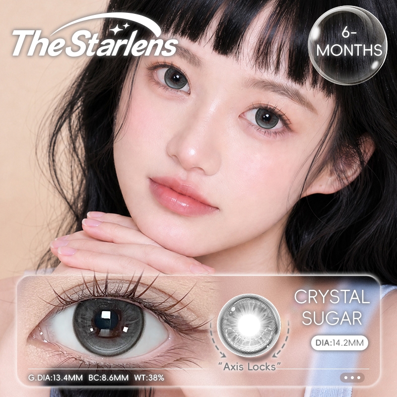 Kính áp tròng The Starlens Lens khóa trục 1 Cặp lens Highlight contact lens tròng kính mềm cho mắt to DIA14.5mm 6 tháng có độ (0-8) Highlight All-Day Stability | BigBuy360 - bigbuy360.vn