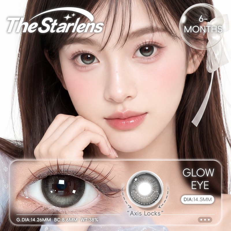 Kính áp tròng The Starlens Lens khóa trục 1 Cặp lens Highlight contact lens tròng kính mềm cho mắt to DIA14.5mm 6 tháng có độ (0-8) Highlight All-Day Stability | BigBuy360 - bigbuy360.vn