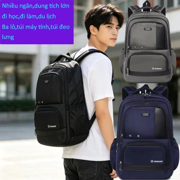 Balo đeo lưng Balo laptop Balo sinh viên đại học đi làm đựng laptop 15.6 inch Ba lô Thích hợp cho sinh viên đại học, nhân viên văn phòng, du lịch nam, thiết kế đa ngăn, giảm áp lực lưng Túi máy tính