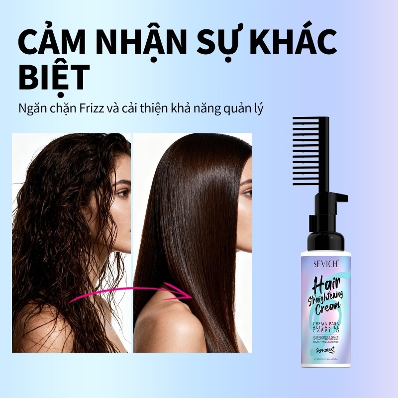 Kem Dưỡng Tóc Thẳng Sevich 150ml Tiện Lợi Nhanh