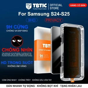 Kính Cường Lực TBTIC Cho Samsung S26US 26Plus S26 S25 S24 Ultra Plus Bảo Vệ Màn Hình Riêng Tư HD Dễ Dàng Lắp Đặt Bảo Vệ Toàn Diện Tự Động Căn Chỉnh