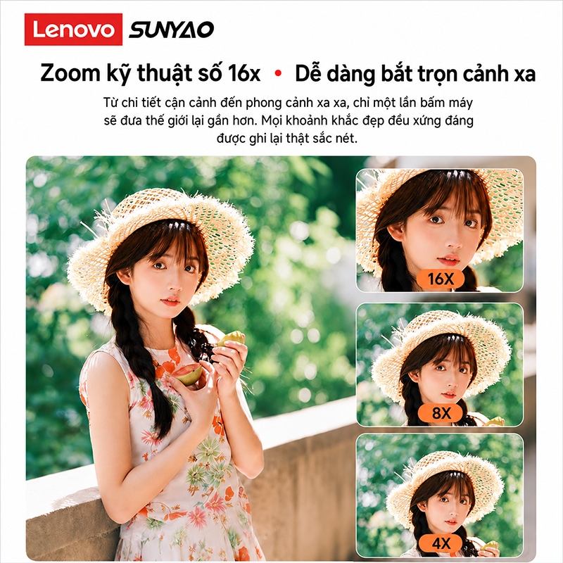 Lenovo Sunyao CA005 180 ° Màn hình lật Máy ảnh kỹ thuật số cổ điển 4K Ultra HD Pixel Chụp và ghi hình 800MAH Máy ảnh di động có độ bền dài có thể chụp ảnh theo thời gian | BigBuy360 - bigbuy360.vn