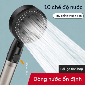 Đầu vòi sen lọc nước Đầu tắm Lọc tinh khiết Du lịch Vòi tắm Lõi lọc thay thế Tăng áp Phòng tắm