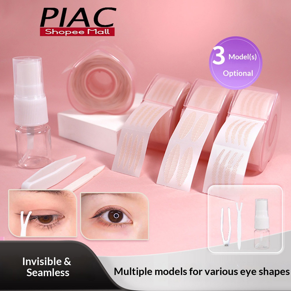 Bộ Miếng Dán Mí Kích Mí Lưới PIAC Combo 3 Món Kích Mí Tàng Hình Phù Hợp Mọi Dáng Mắt Không Lộ Không Cộm