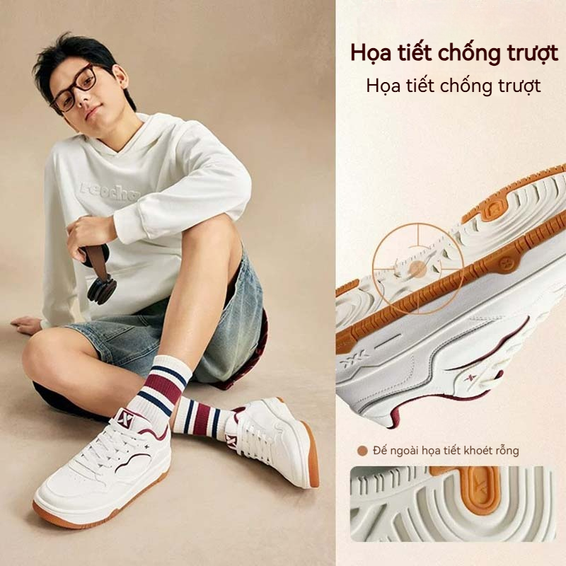 【XTEP】Giày thể thao Alfalf Trắng Giày nam Mùa hè Phong cách mới Thoáng khí Hợp thời trang Tăng chiều cao Giày thông thường | BigBuy360 - bigbuy360.vn