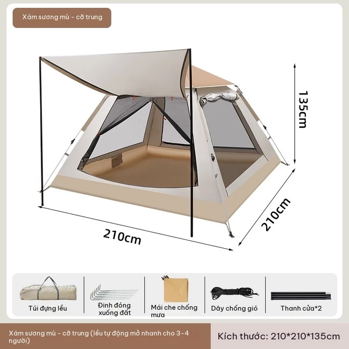 Camping Tent – Water-Resistant – 5