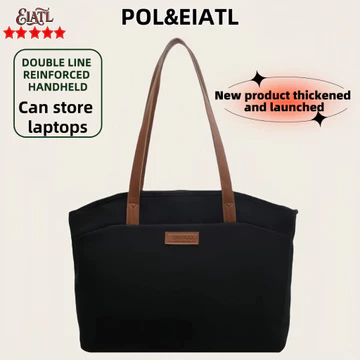 EIATL Túi đựng máy tính xách tay dung tích lớn dành cho nữ Túi tote máy tính xách tay 16 Inch Túi làm việc Túi đeo vai nữ Túi tote máy tính cầu xin túi vải máy tính xách tay túi xách nữ Đáy dày và wa