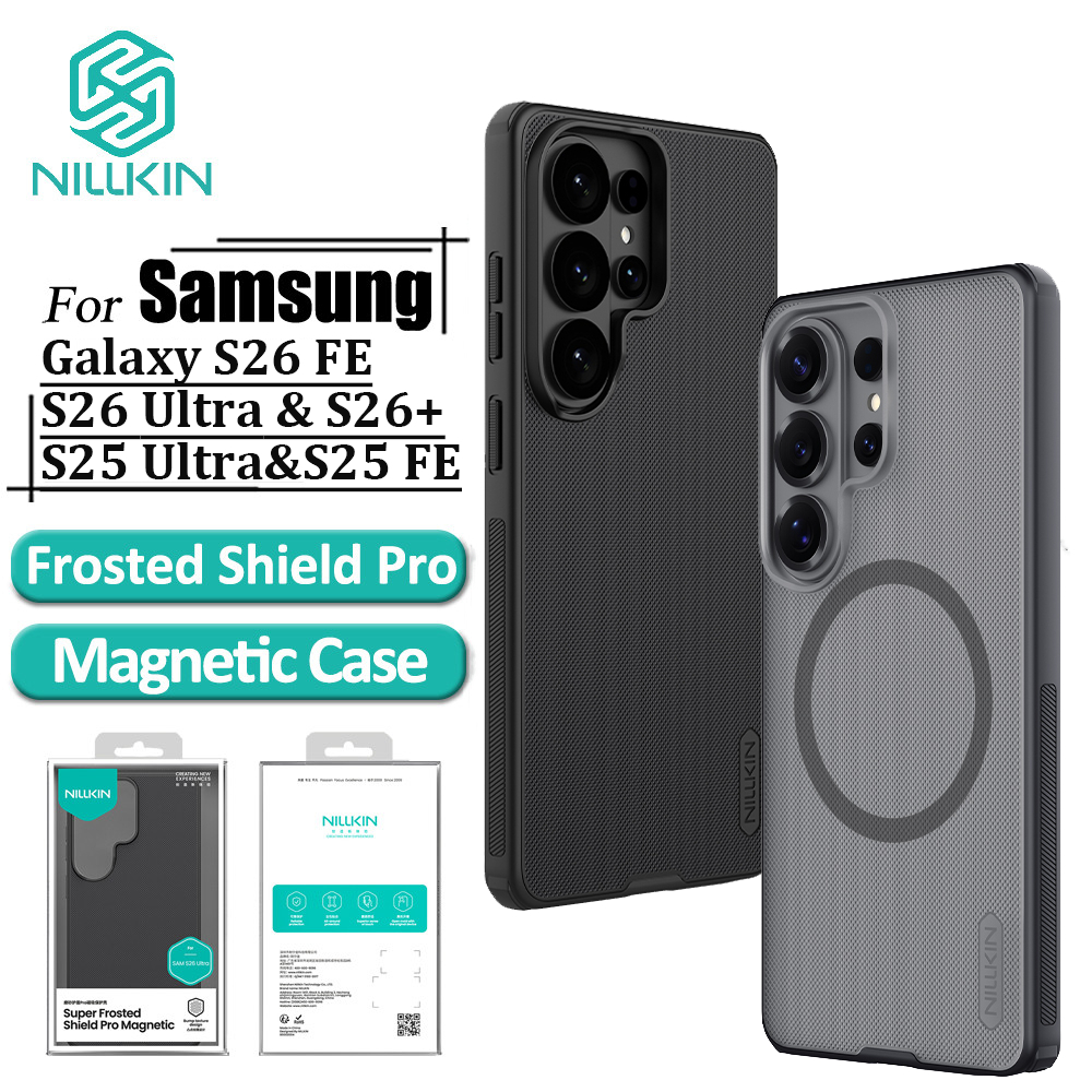 Ốp Lưng Từ Tính Nillkin Shield Pro Cho Samsung Galaxy S26 Ultra S26 FE S26 + S25 / S24 / S23 Ultra S25 FE Ốp lưng Chống Vân Tay Chống Sốc