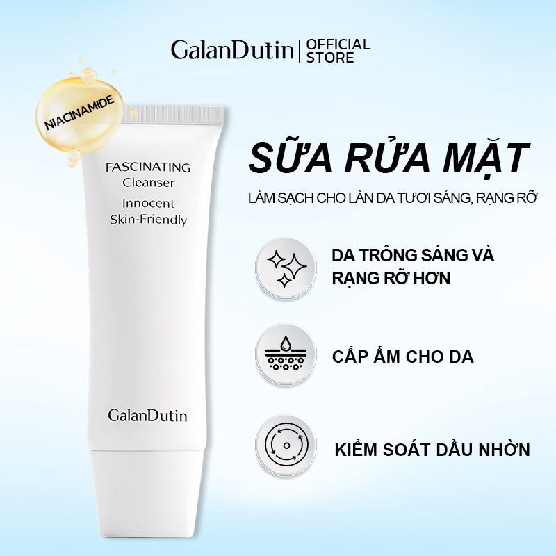 【GALANDUTIN】Sữa rửa mặt làm trắng da Foam Oil Control Giảm mụn nhẹ nhàng 150g
