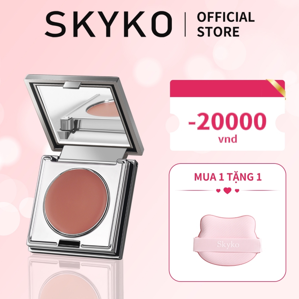 [Môi] SKYKO Son thỏi lì kết hợp Son bóng 3 Trong 1 Cho Blush & Eyes Shadow & Lips 6 Màu Lâu Dài