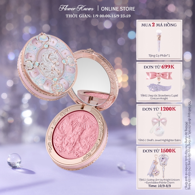 Bộ sưu tập Flower Knows Knight Unicorn Satin Blush