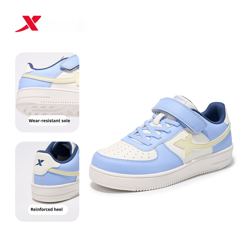 XTEP Kids Giày Trẻ em ,Giày thể thao trẻ em ,  Giày thể thao xtep Giày trắng phong cách mới Giày thể thao trẻ em Chống trượt