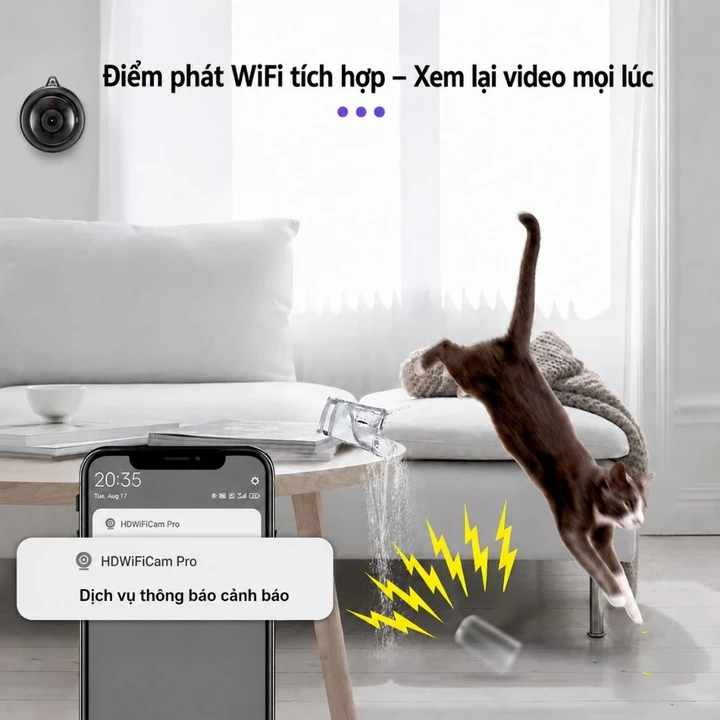 Wi-Fi Security Camera – Compact – 4