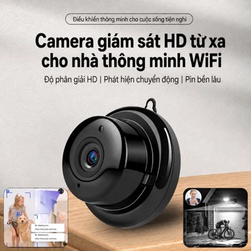 Móc Phong Cách WiFi Không Dây Camera An Ninh Nhà Thẻ Mini Camera HD Camera Giám Sát Thông Minh Màn Hình Di Động Sử Dụng Trong Nhà APP Remote-RY