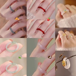 Women's Gemstone Couple Rings by a13566059228.vn