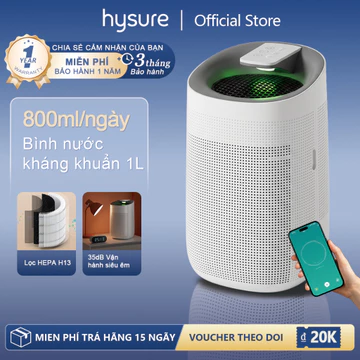 hysure máy hút ẩm máy lọc không khí PM2.5 WIFI Máy hút ẩm và lọc không khí hiệu quả cao cho gia đình