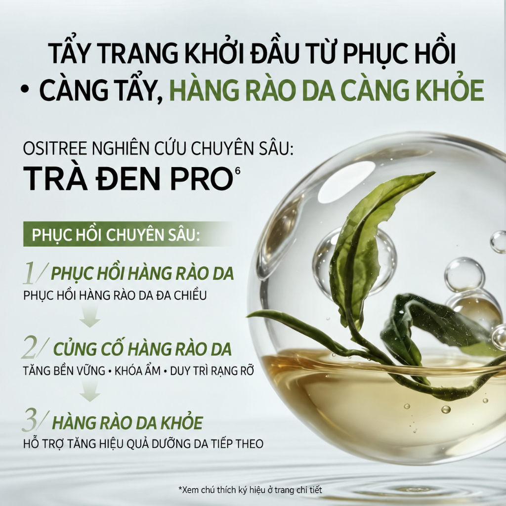 Ositree Dầu tẩy trang dành cho da nhạy cảm, tẩy trang nhẹ nhàng và không gây kích ứng | BigBuy360 - bigbuy360.vn