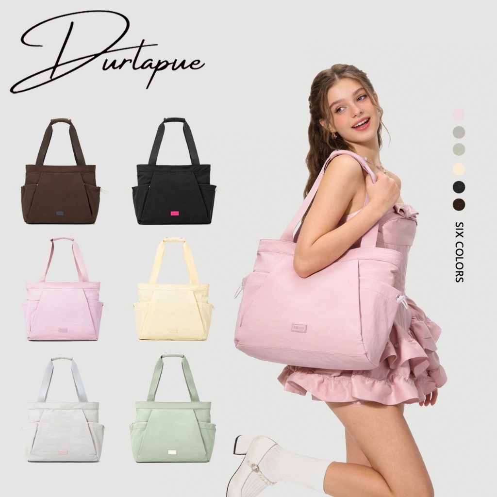 Durlapue — TÚI TOTE NĂNG LỚN MỚI, TÚI CANVAS THƯỜNG XUYÊN ĐƠN GIẢN CHO SINH VIÊN
