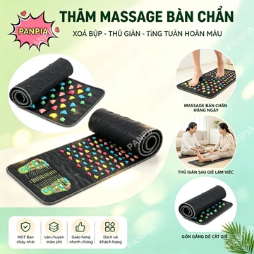 ⚡12h⚡[PNPIA] Chân Massage Thảm Phản Quang Đi Bộ Đá Đường Massage Chân Bấm huyệt Thảm Cho Bấm huyệt Rels Cho Ngồi Dài Sinh Viên Cao Tuổi Và Nhân Viên Văn Phòng Mới VN