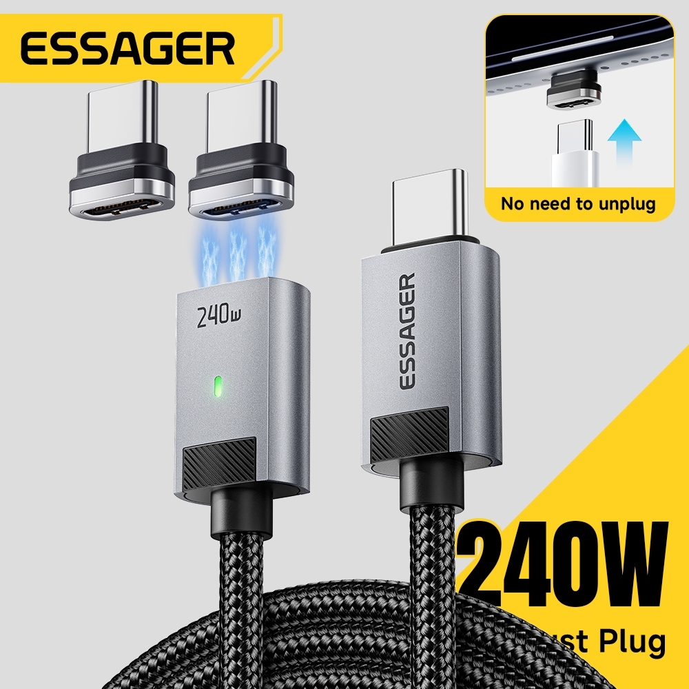 Bộ sạc nhanh không dây ESSAGER từ tính 15w thích hợp cho điện thoại ios / samsung – ảnh mô tả chi tiết 11