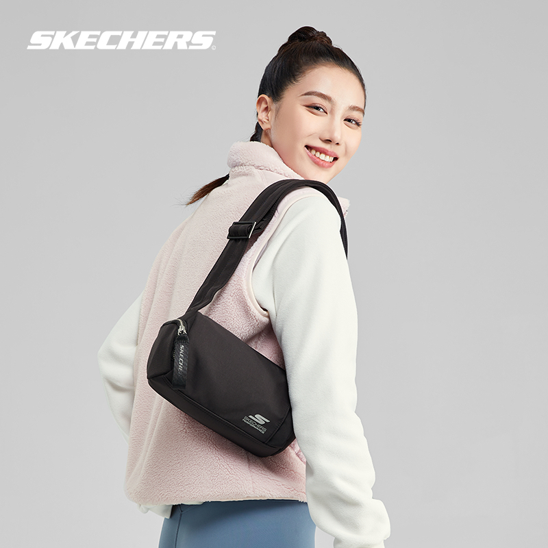 Skechers Túi đeo chéo Unisex nam nữ thể thao chống nước túi vai đa năng -- P223U029