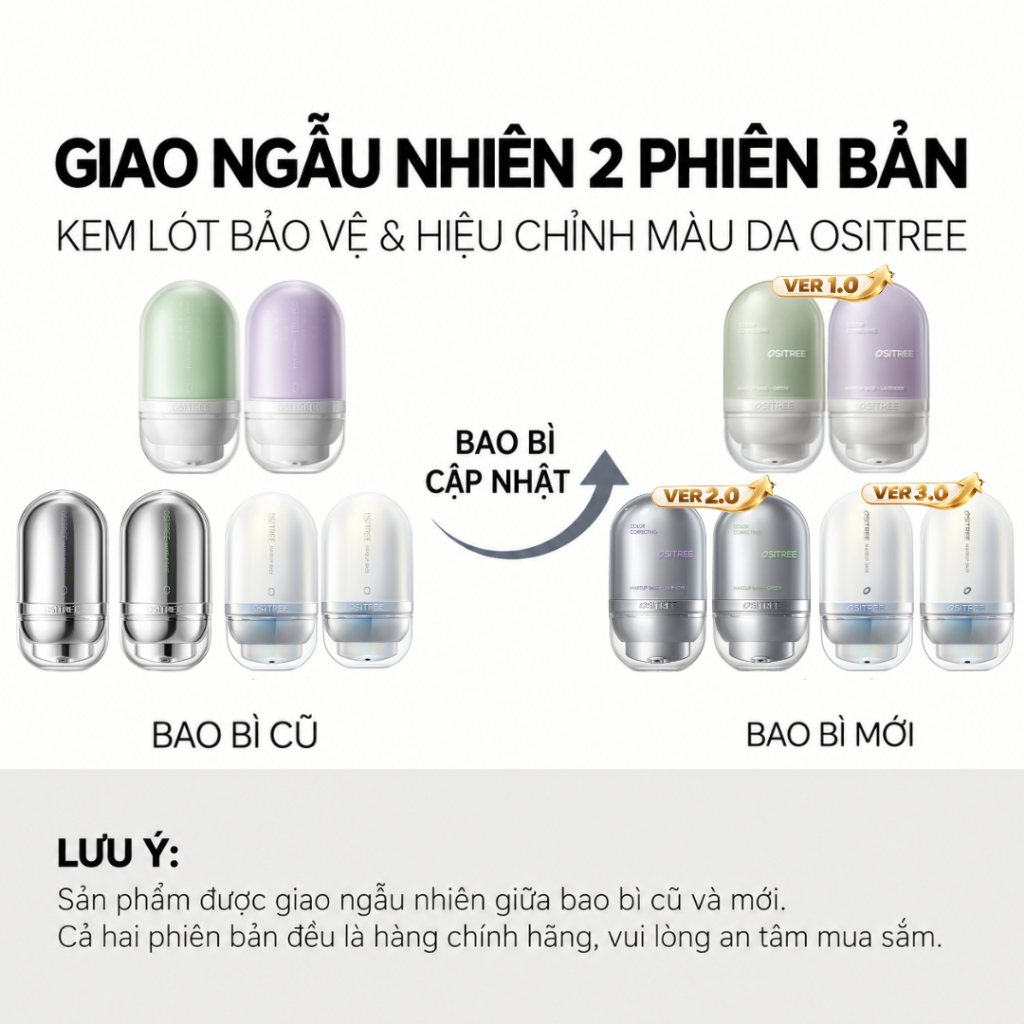 OSITREE Face Primer Trang điểm BasePrier lsolation Kem dưỡng ẩmHydrating Bright Kem che khuyết điểm Toneup25g | BigBuy360 - bigbuy360.vn