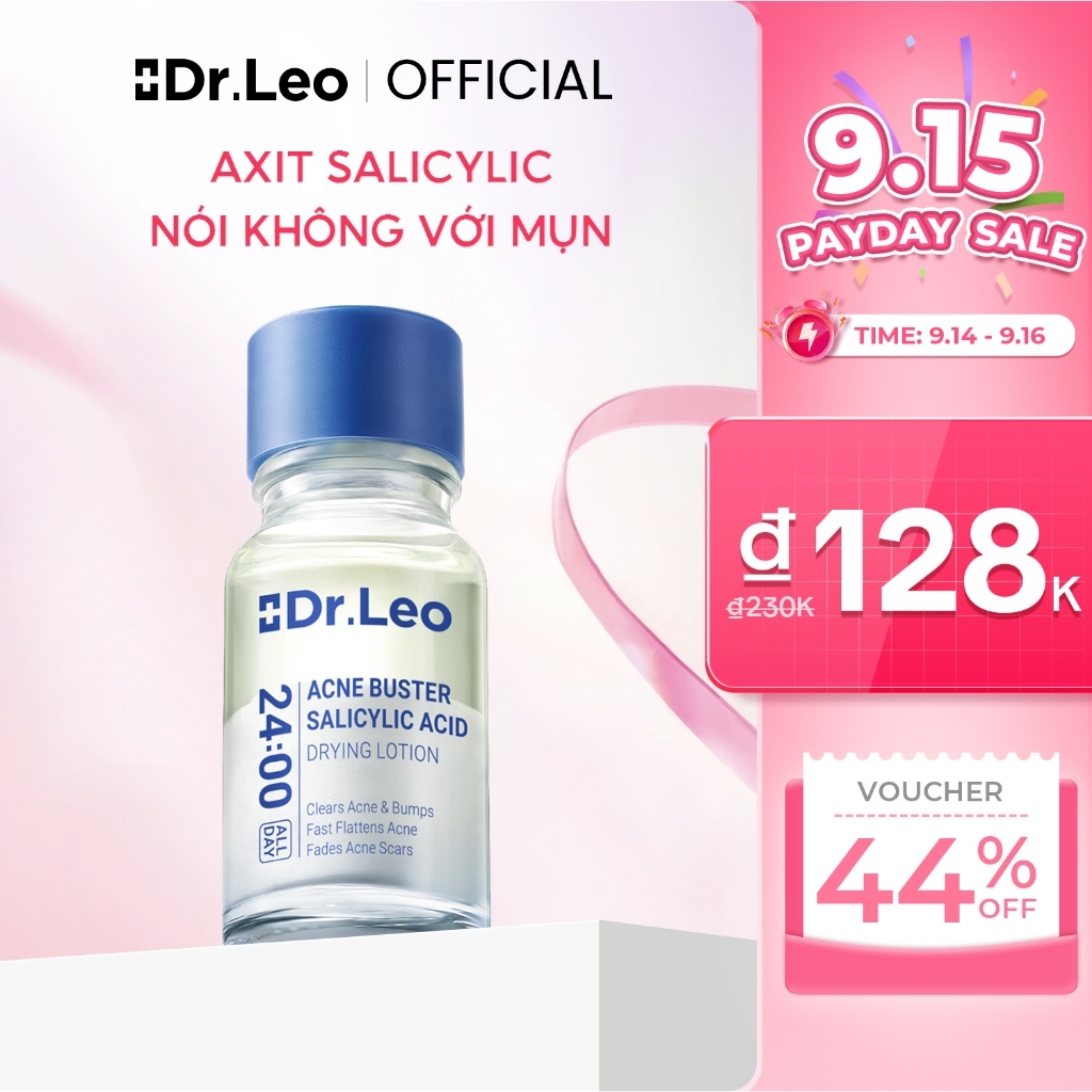 Tinh chất Mụn Dr.Leo 10ml Acid Salicylic Acne Serum Skincare