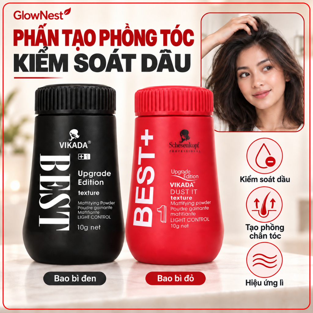 【𝗠𝘂𝗮 𝟭 𝘁𝗮̉𝗻𝗴 𝟮】Bột Tóc Volumizing Total Dành Cho Nam Và Nữ Không Dầu Lông Tơ Bột Rửa Miễn Phí Xịt