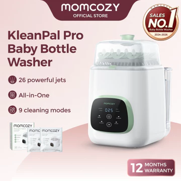 Máy giặt, máy tiệt trùng & máy sấy bình sữa đa năng Momcozy KleanPal Pro - Làm sạch chai, bộ phận bơm & thiết yếu cho bé, chăm sóc dễ dàng tiết kiệm thời gian