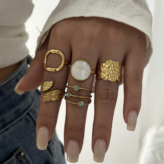 Women's Gold-Plated Ring by zhengli.vn