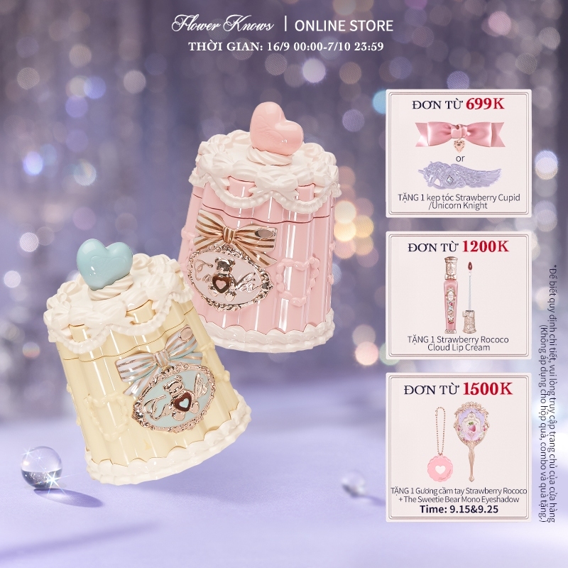 Son dưỡng môi dạng thạch Flower Knows The Sweetie Bear Collection