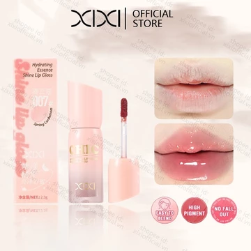 XIXI Lip Gloss Lip Oil Lip Glaze Thủy tinh trong suốt Son bóng Chống thấm nước Son môi lỏng lâu trôi Son bóng Son bóng Son bóng Son bóng Mỹ phẩm NO.D881