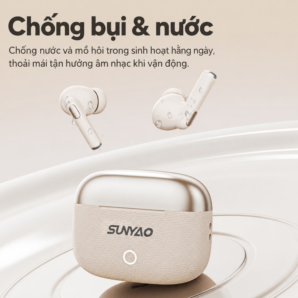 Tai nghe không dây Lenovo Sunyao LE221 Tai nghe nhét tai Tai nghe nhét tai có ENC khử tiếng ồn Vỏ kết cấu da pin 24H cho nhạc hoặc cuộc gọi Bluetooth 6.0 | BigBuy360 - bigbuy360.vn