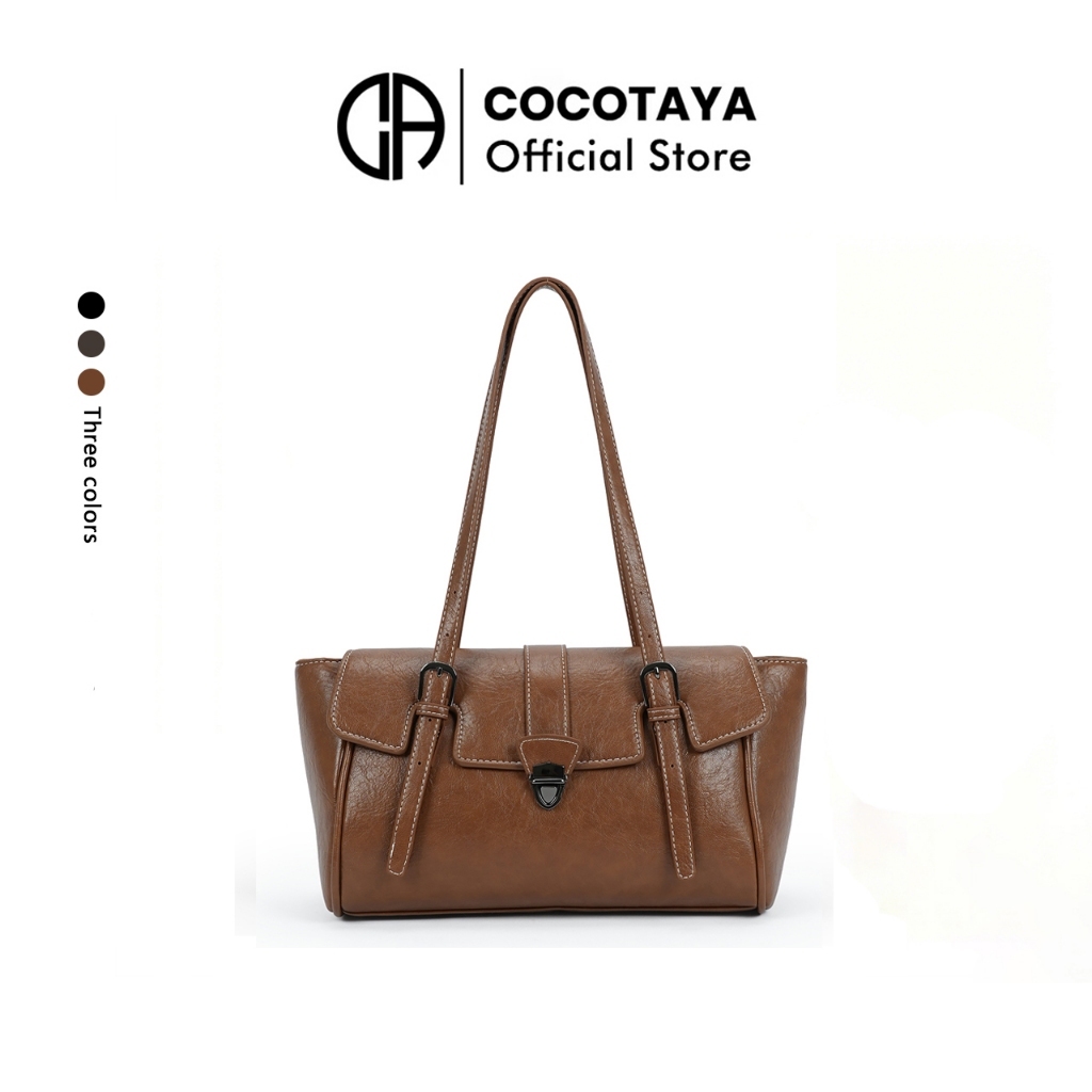 (COCOTAYA) Túi đeo vai bằng da PU nữ chất lượng cao, Túi đeo nách thời trang