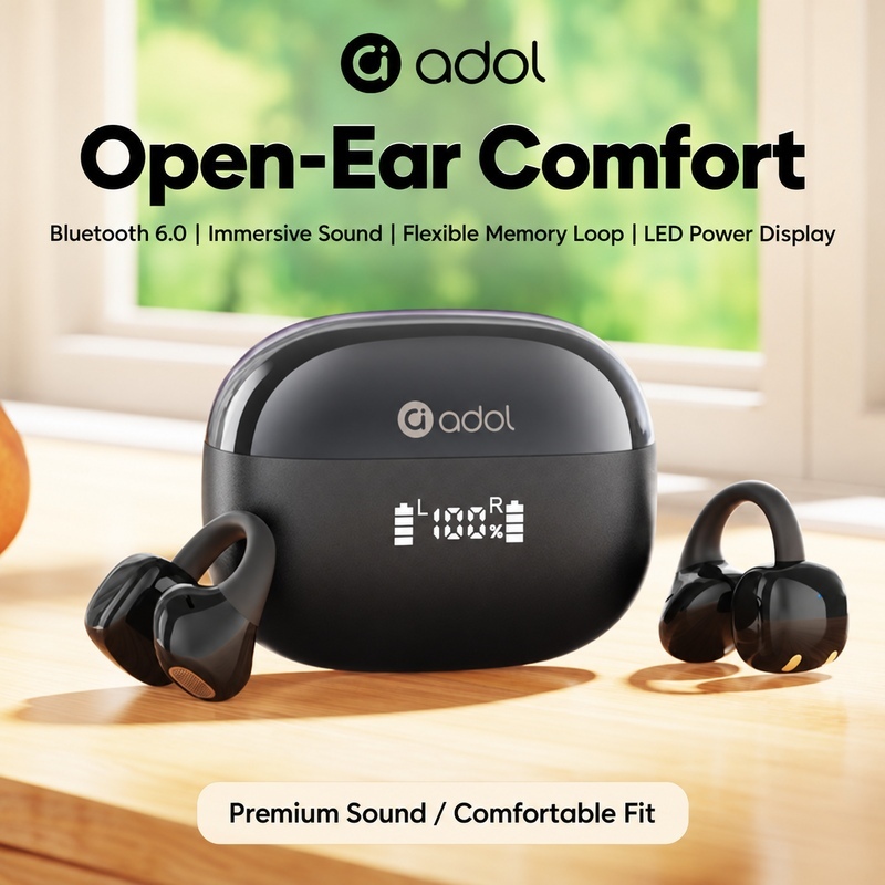 Tai Nghe Bluetooth ASUS Adol OWS-J118 - Pin lên đến 25 giờ, Khử Tiếng ồn ENC, Chống Nước IPX4,Đen,Trắng,Xanh lam,Màu tím,Hồng | BigBuy360 - bigbuy360.vn