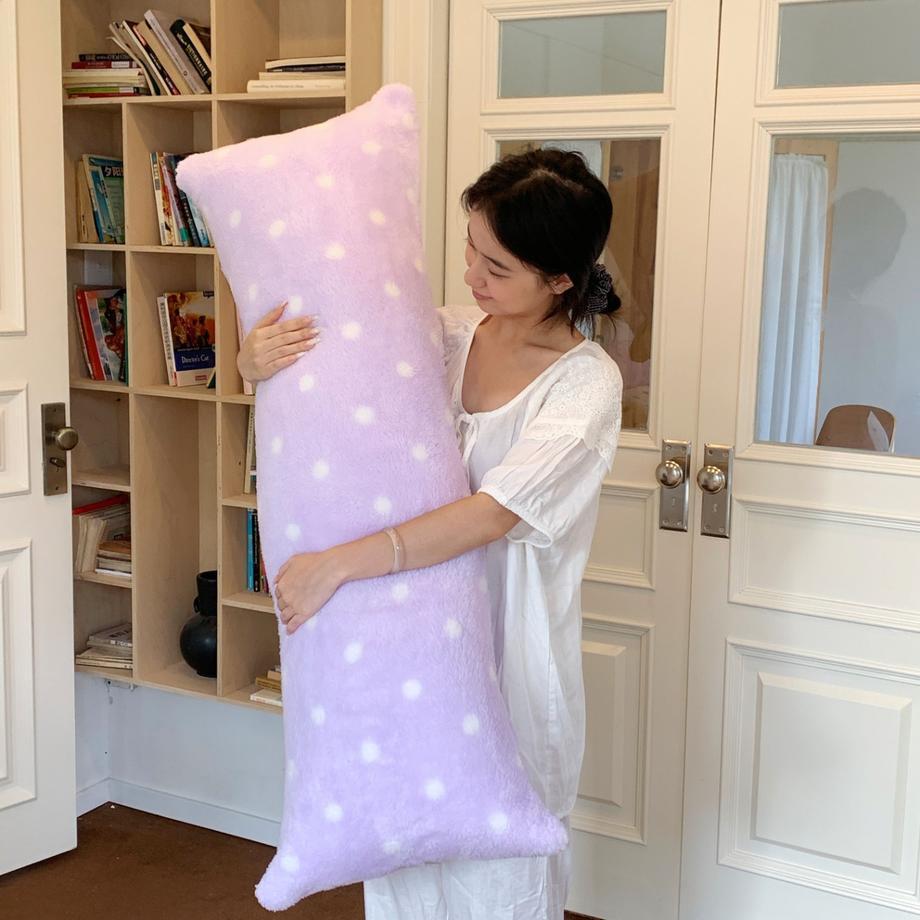 Gối lông cừu dài dài đôi lõi gối dài 40 * 115cm Vỏ gối in hình hoạt hình | BigBuy360 - bigbuy360.vn