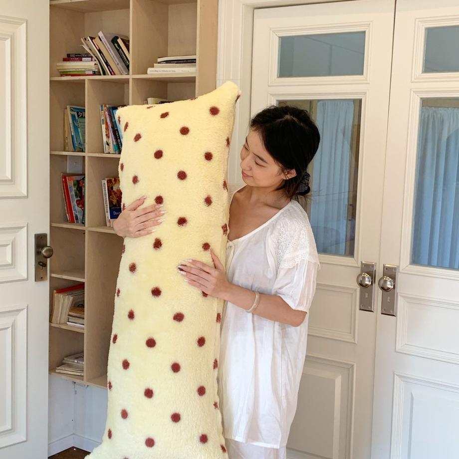 Gối lông cừu dài dài đôi lõi gối dài 40 * 115cm Vỏ gối in hình hoạt hình | BigBuy360 - bigbuy360.vn