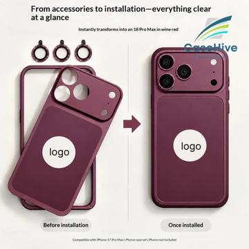 ốp camera iphone 17 pro max Ốp Lưng Cứng Kim Loại Ốp lưng ốp iphone 17 pro max ốp lưng 16 pro max ốp iphone 15 pro max opiphone 14 pro max 13 Pro ốp Phim Ống Kính Có Thể Tháo Rời Mô Phỏng Vỏ Chống Sốc