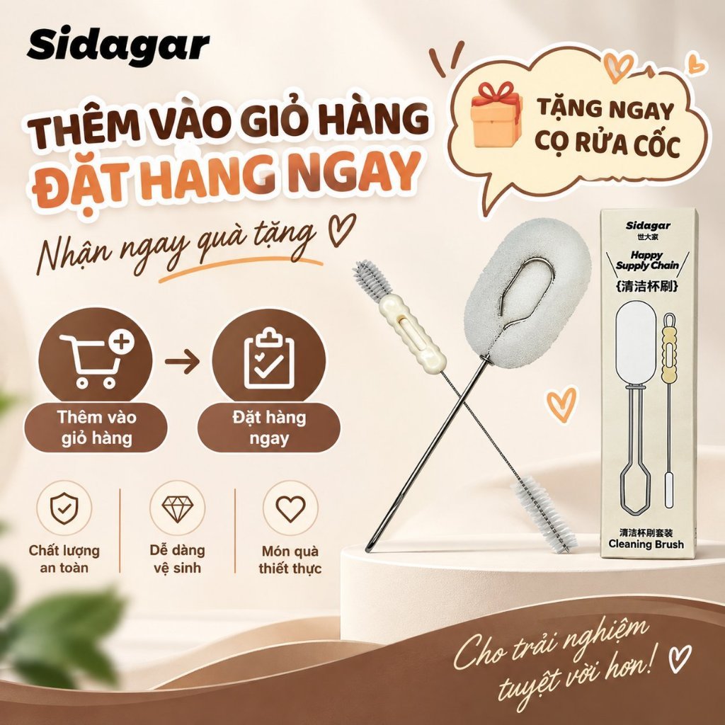 Sidagar Bình giữ nhiệt | Mở nắp một chạm | Dung tích lớn | Phủ gốm sứ | Giữ nóng lạnh | BigBuy360 - bigbuy360.vn