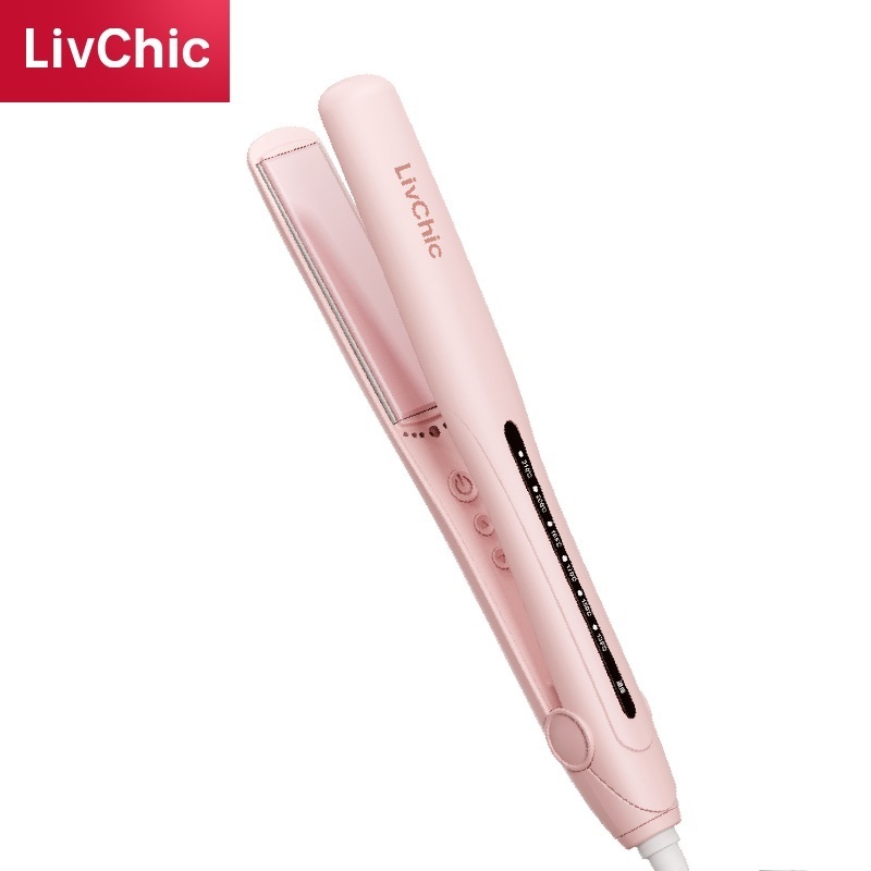 LivChic LS304S Máy ép tóc và duỗi tóc 2in1 chính hãng công nghệ ion âm điều chỉnh nhiệt 6 cấp dây nguồn dài 2m xoay 360 độ bảo vệ tóc tối ưu