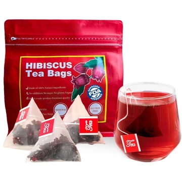 trà hoa dâm bụt‌-100 Túi Trà Hoa Hibiscus Tự Nhiên Thảo Dược Cao
