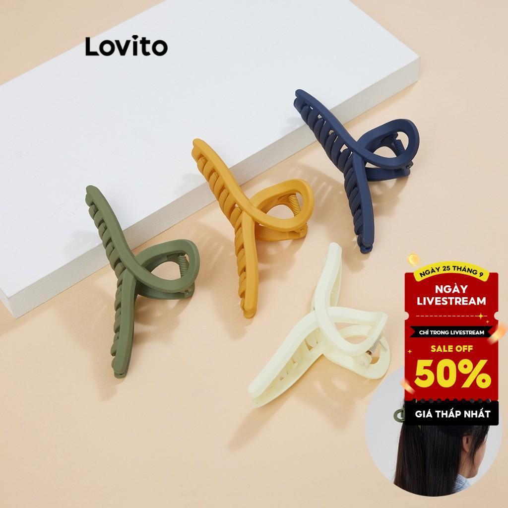 Lovito Kẹp Tóc Cơ Bản Kẹp Tóc Thời Trang Bé Gái Phong cách thường ngày Cho Nữ L004003